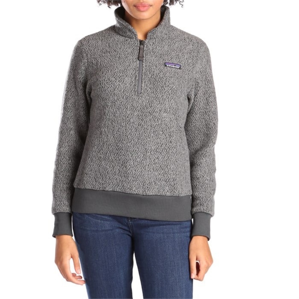 Patagonia Women’s Woolyester Fleece Pullover Forge Gray Size M